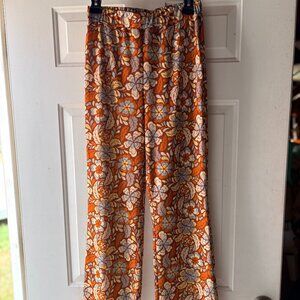 Cider Retro 70s Floral Pants